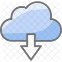 Descarga en la nube  Icono