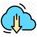 Descarga en la nube  Icono