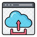 Descarga en la nube  Icono