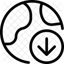 Descarga En Linea Descarga Descarga De Datos Icono