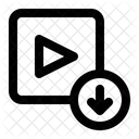 Descarga de vídeo  Icono