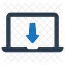 Descargar Monitor Flecha Hacia Abajo Icono