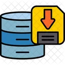 Descargando Datos Descargar Descargar Base De Datos Icono