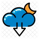 Clima Descarga Nube Icono