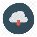 Descargar Desde Nube Icono