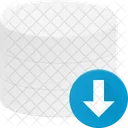 Almacenar Descargar Base De Datos Icono