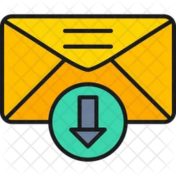 Descargar correo  Icono