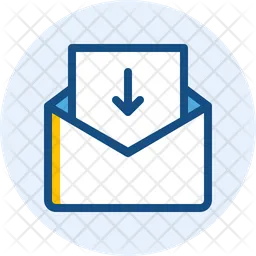 Descargar correo electrónico  Icono