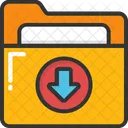 Datos Descarga Almacenamiento Icono