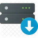 Almacenamiento Descarga Base De Datos Icono