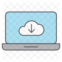 Descargar desde la nube  Icono