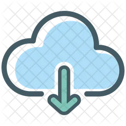 Descargar desde la nube  Icono