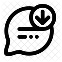 Descargar Mensaje Descargar Mensaje Adjunto Icono