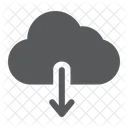 Nube Descargar Firmar Icono