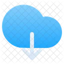 Descargar nube  Icono