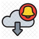 Descargar nube  Icono