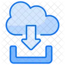 Descargas en la nube  Icono