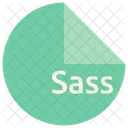 Sass Archivo Formato Icono