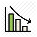Descending Graph  Icon