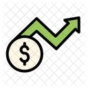 Descending Graph  Icon