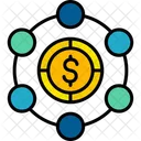 Descentralizacao Stablecoin Tecnologia Ícone