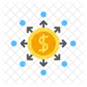 Descentralizado Criptomoeda Blockchain Ícone