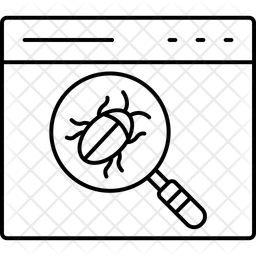 Descoberta de bugs  Ícone