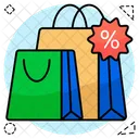 Desconto De Compras Oferta De Compras Liquidacao De Compras Ícone