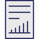 Relatorio Grafico Relatorio Folha De Respostas Icon