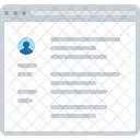 Descripcion De Usuario Detalles Perfil Icono