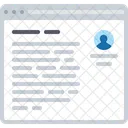 Descripcion De Usuario Detalles Perfil Icono