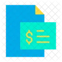 Descripcion En Dolares Recibo De Dinero Recibo Icon