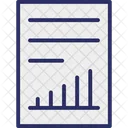 Graph Report Report Answer Sheet Icon