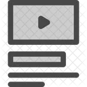 Description Title Video Icon