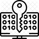 Descriptografia Seguranca Cibernetica Tecnologia Ícone