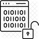 Descriptografia Seguranca Bloqueio Ícone