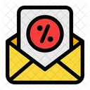 Correo de descuento  Icono