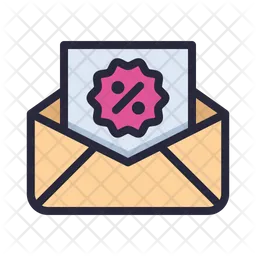 Correo de descuento  Icono