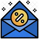 Correo de descuento  Icono