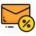 Correo de descuento  Icono