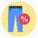 Pantalón de descuento  Icono