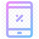 Descuento de teléfono inteligente  Icono