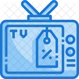 Descuento de televisión  Icono