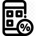 Descuentos En Aplicaciones Descuento Movil Descuento Icono