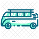 Furgoneta Hippie Coche Icon