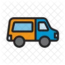 Furgoneta Coche Entrega Icono