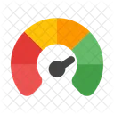 Desempenho Velocimetro Alta Velocidade Ícone