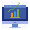 Desempenho Grafico Analise Ícone