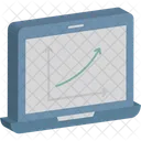 Desempenho De Negocios Painel Visualizacao De Dados Ícone