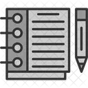 Desenhar Editar Caderno Icon